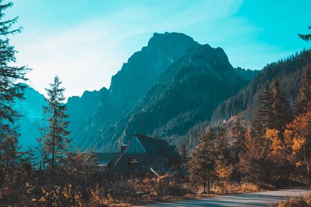 Landscape of the Polish Tatra Mountainsの写真素材