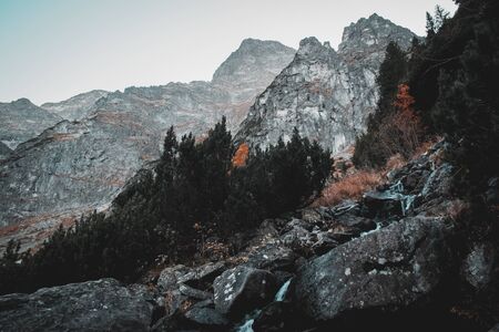Landscape of the Polish Tatra Mountainsの写真素材