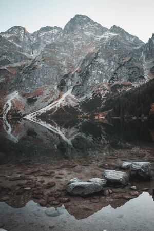 Landscape of the Polish Tatra Mountainsの写真素材