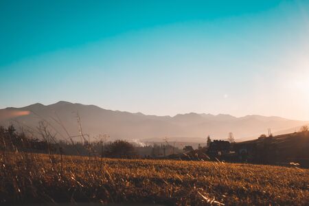 Landscape of the Polish Tatra Mountainsの写真素材