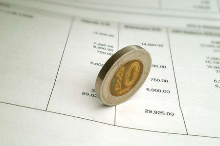 Coin on Bank Statement
