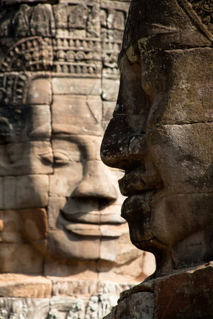 buddha from angkor watの写真素材