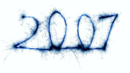 2007 sparkler 2の写真素材