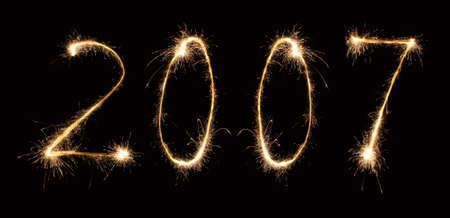 2007 sparkler 3の写真素材