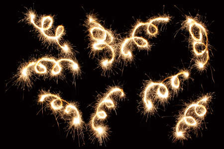 CONFETTI sparklerの写真素材