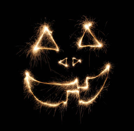 halloween sparklerの写真素材