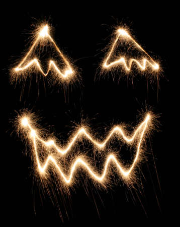 halloween sparklerの写真素材