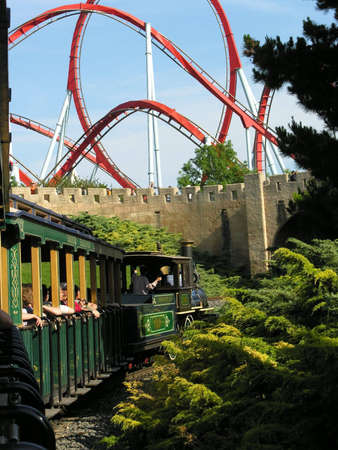 train to rollercoaster