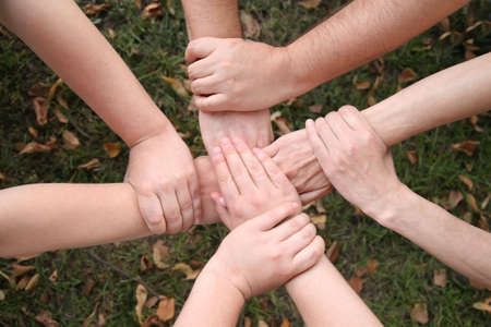 hands holding together