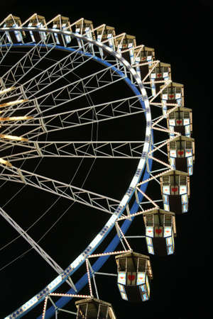 ferry wheel at night 3の写真素材