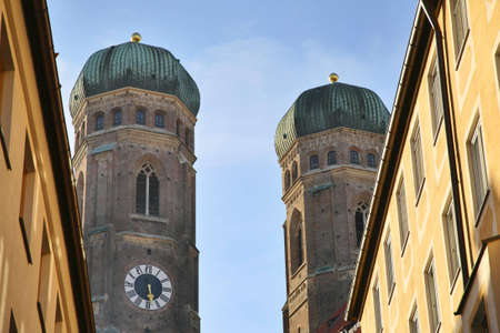 Cathedral of Our Lady in Munichの写真素材