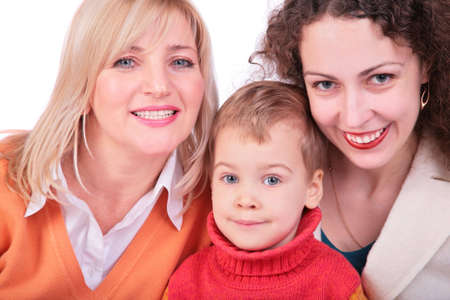 mother, grandmother, daughter