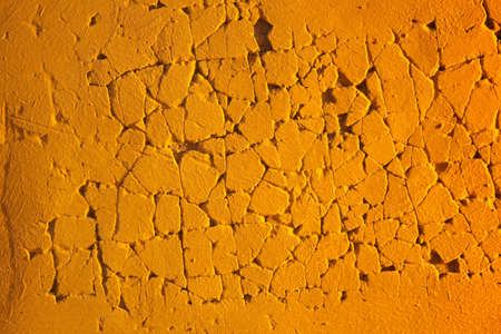 orange eroded plaster