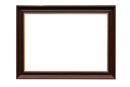 Frame for picture from baguette on whiteの写真素材