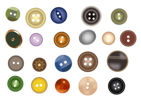 many buttons vector