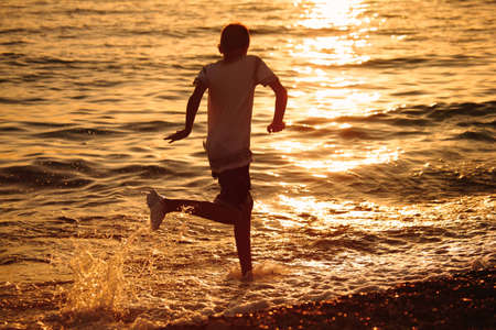 silhouette teenager