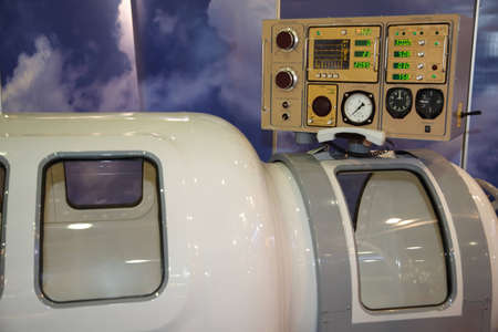 The medical equipment, pressure chamber.