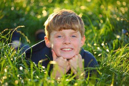 Smiling young boy