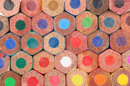 Close up of some colorful pensの写真素材