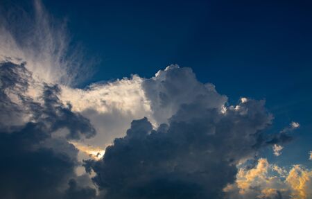 sky clouds panoramaの写真素材