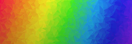 big panorama low poly background texture colors of rainbow 12000x4000 pixの写真素材