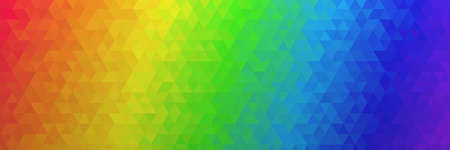 big panorama low poly background texture colors of rainbow 12000x4000 pixの写真素材