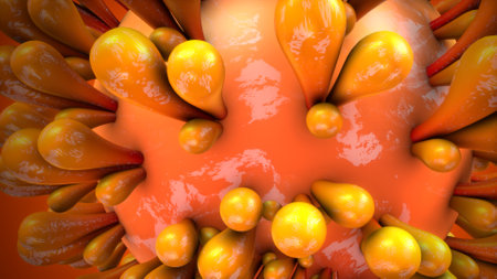 3d illustration of abstract geometric composition,digital art works.の写真素材