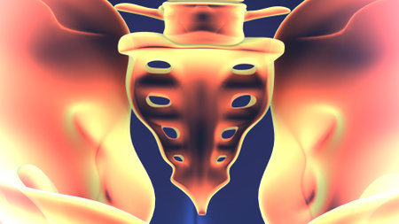 Human anatomy, 3D illustration. Human digestive system. Internal organsの写真素材