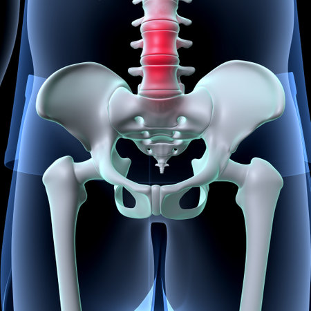 X-Ray image of human skeleton. 3D medical illustration.の写真素材