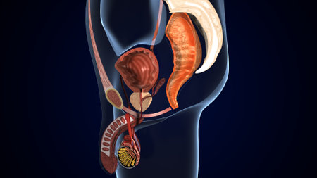 Human Urinary System Anatomy For Medical Concept 3D Illustrationの写真素材