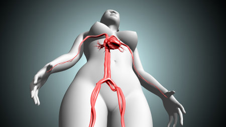 Human Organs Anatomy For Medical Concept  3D Illustrationの写真素材