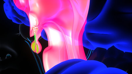 3d illustration of abstract geometric composition,digital art works. Computer generated graphics.