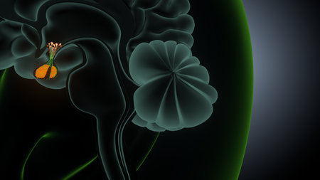 Human Urinary System Anatomy For Medical Concept 3D Illustrationの写真素材