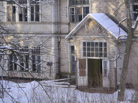 old abandon houseの写真素材