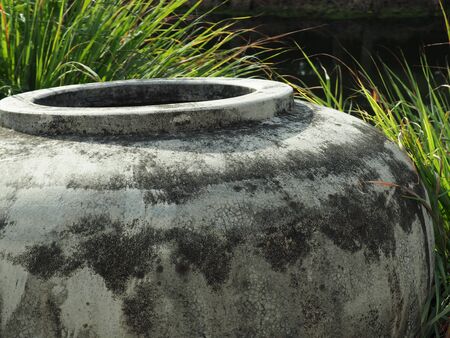 The big jar on the riversideの写真素材