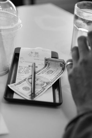 Restaurant tableの写真素材