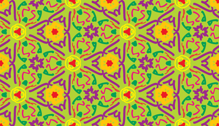 Vector Seamless Pattern . Seamless Texture . Triangle Geometric Shapes in Grunge Style .