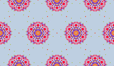 abstract vintage geometric wallpaper pattern seamless background. Vector illustration