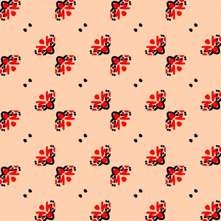 background with ethnic motifs seamless patternのイラスト素材