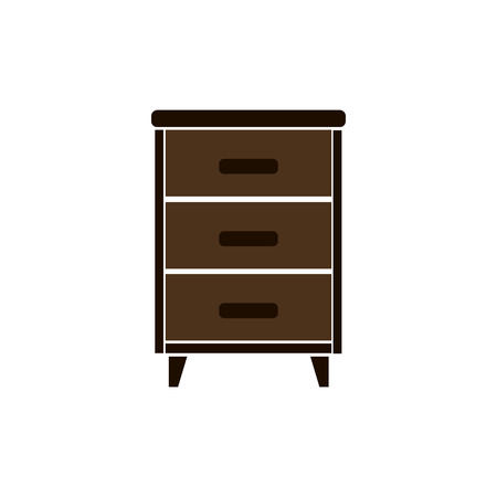 filing cabinet icon for Web and Mobileのイラスト素材