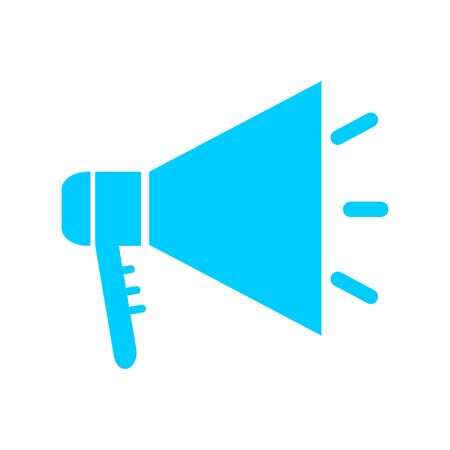 Bullhorn vector icon.のイラスト素材