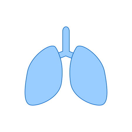vector icon lungsのイラスト素材