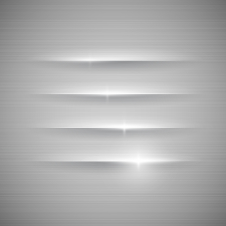 Glowing Stripes on Gray Background. Vector Illustration.のイラスト素材