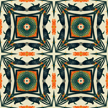 Seamless abstract vintage pattern, elegant gift wrapping paper templateの写真素材