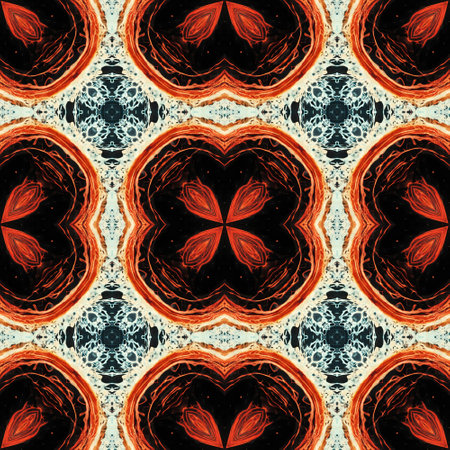 Ceramic tile abstract dark red pattern, elegant gift wrapping paper templateの写真素材