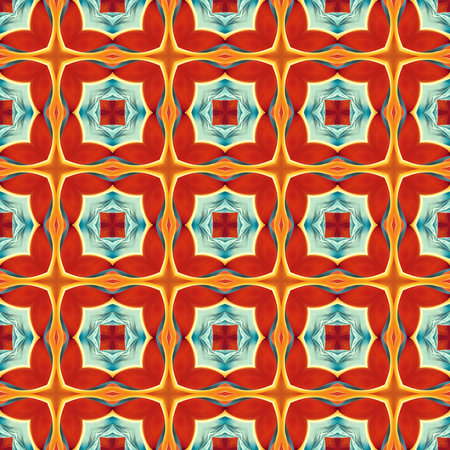 Ceramic tile abstract retro pattern, elegant gift wrapping paper template