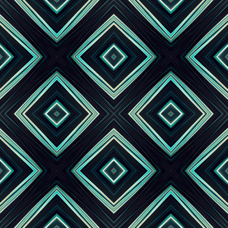 Dark green vintage tile, gift wrapping paper layout, symmetrical floral pattern