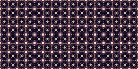 Warm retro pattern, gift wrapping paper layout, symmetrical floral pattern