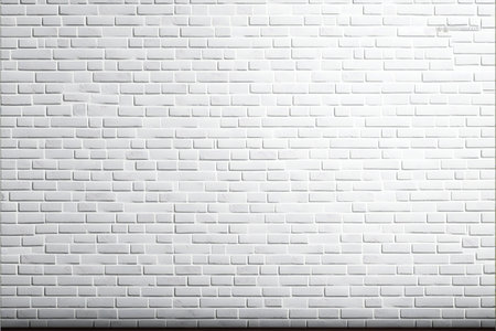 White brick wall background, digital illustration painting, abstract backgroundの写真素材