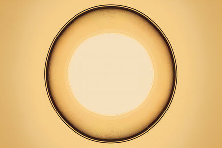 Illustration of a circle, creative digital illustration paintingの写真素材